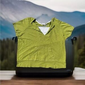 JMS Womens Green Shirt Size 2X